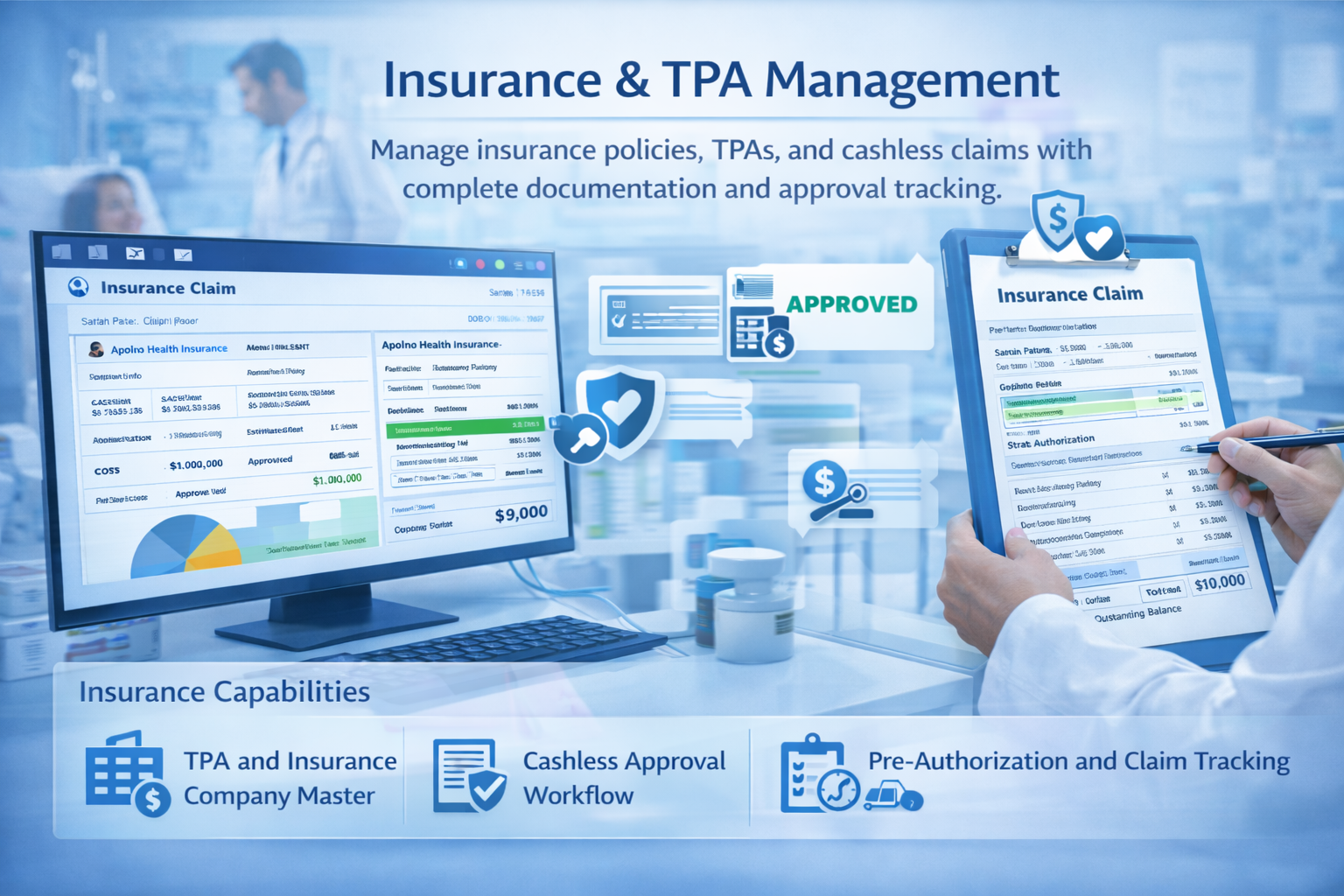 Hospital Insurance and TPA Management System