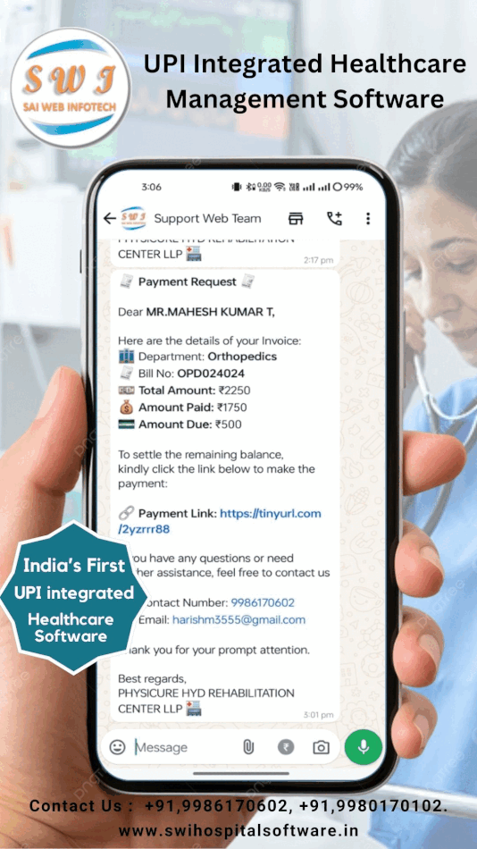 hospital management software with payment gateway integrated