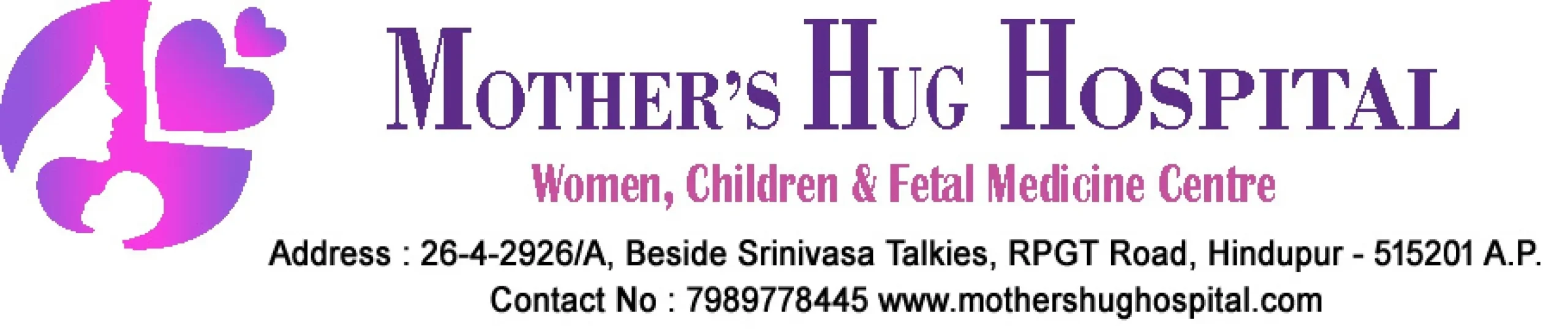 Mother’s Hug Hospital logo in Hindupur Andhra Pradesh