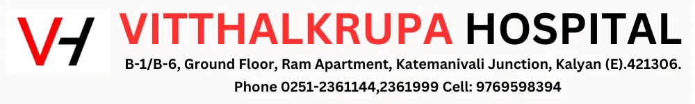 Vitthalkrupa Hospital logo in Kalyan East Maharashtra using swi hospital software